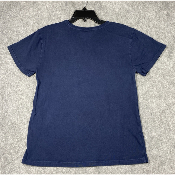 Champion Shirt Womens Medium Navy Red Reverse Weave Short Sleeve - Picture 9 of 9